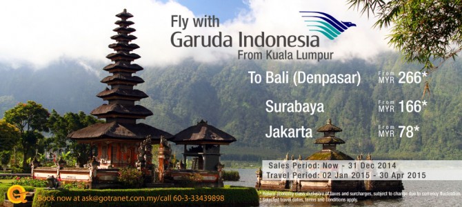 Garuda Indonesia GA Ticket Promotion